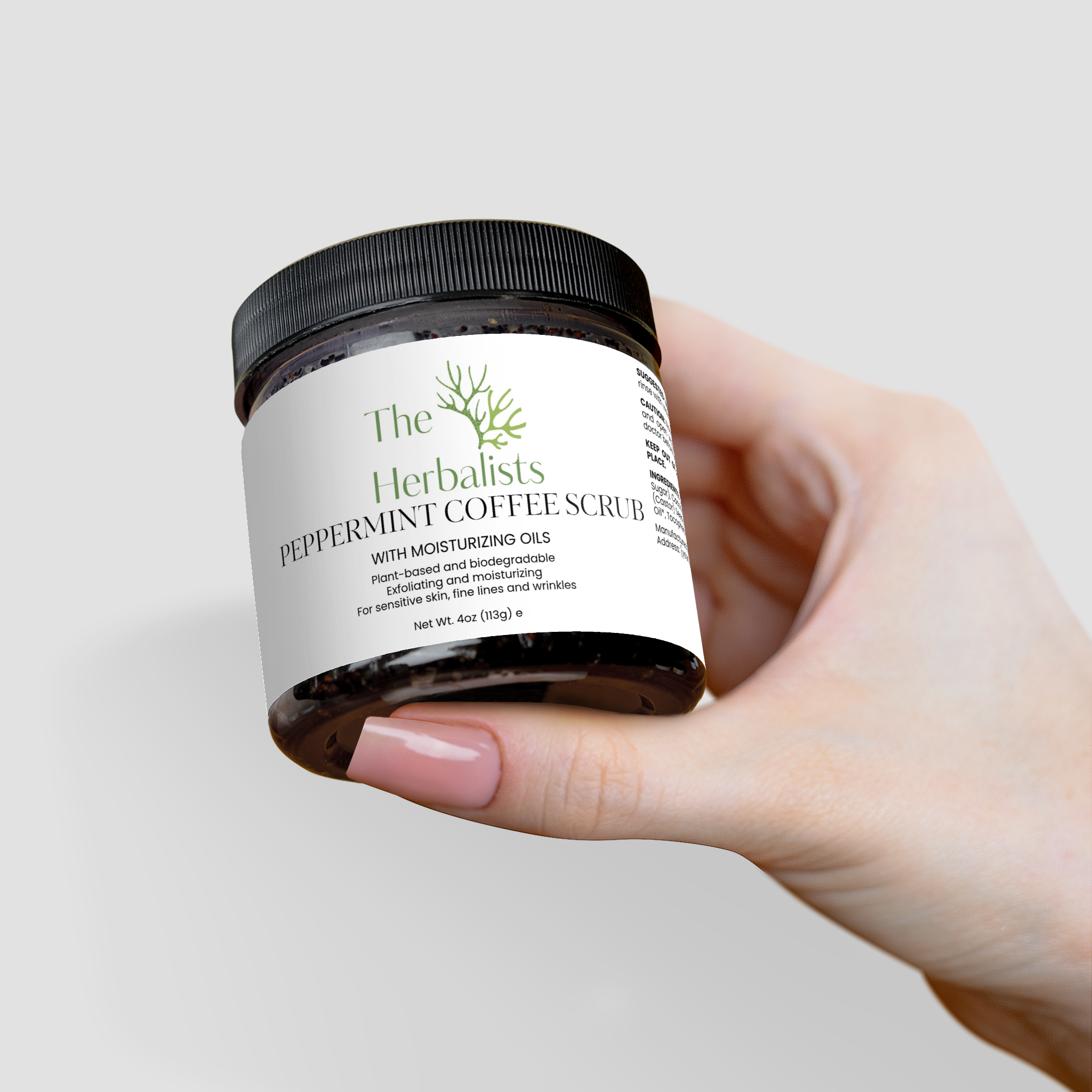 Peppermint Coffee Scrub
