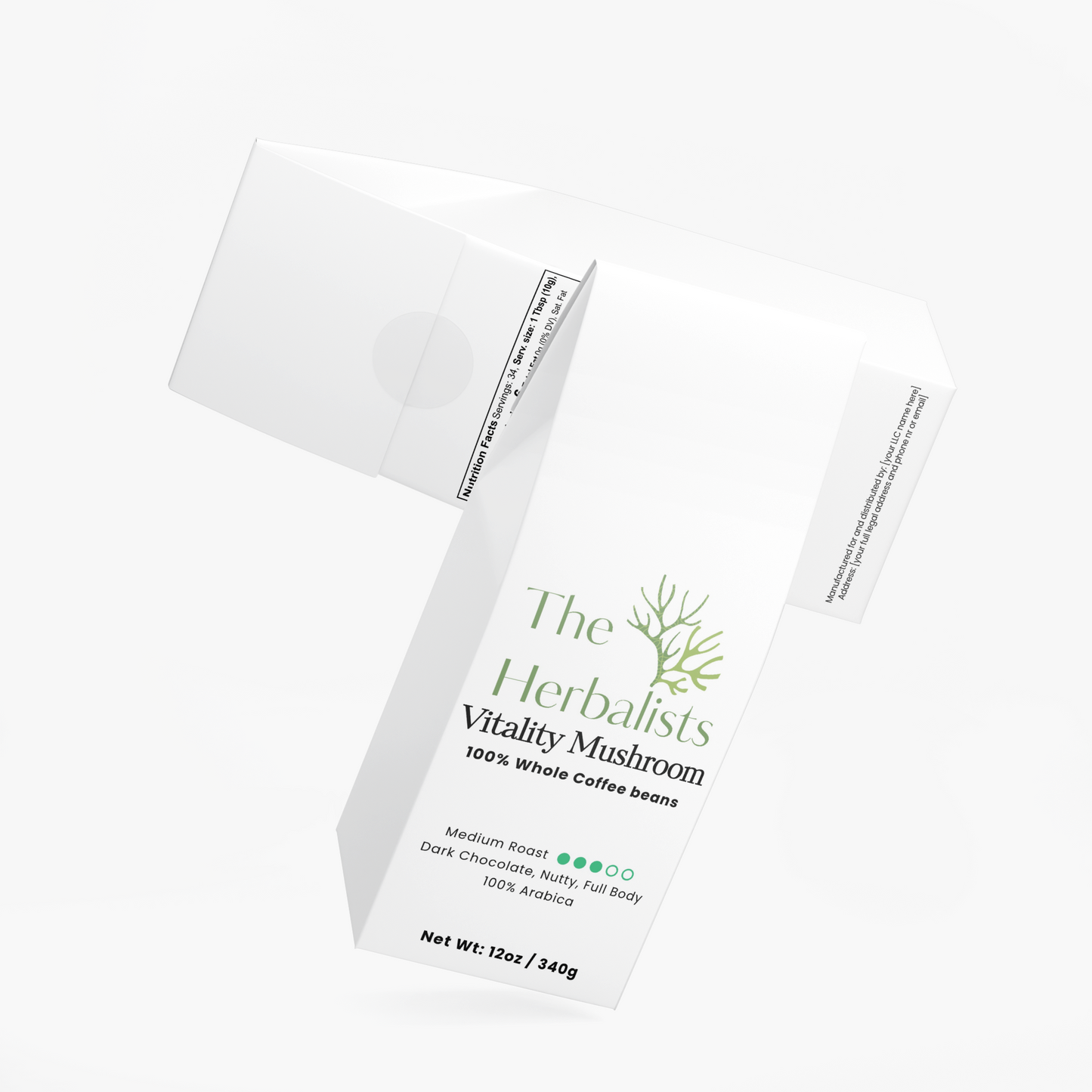 Vitality Mushroom Coffee (Medium Roast)